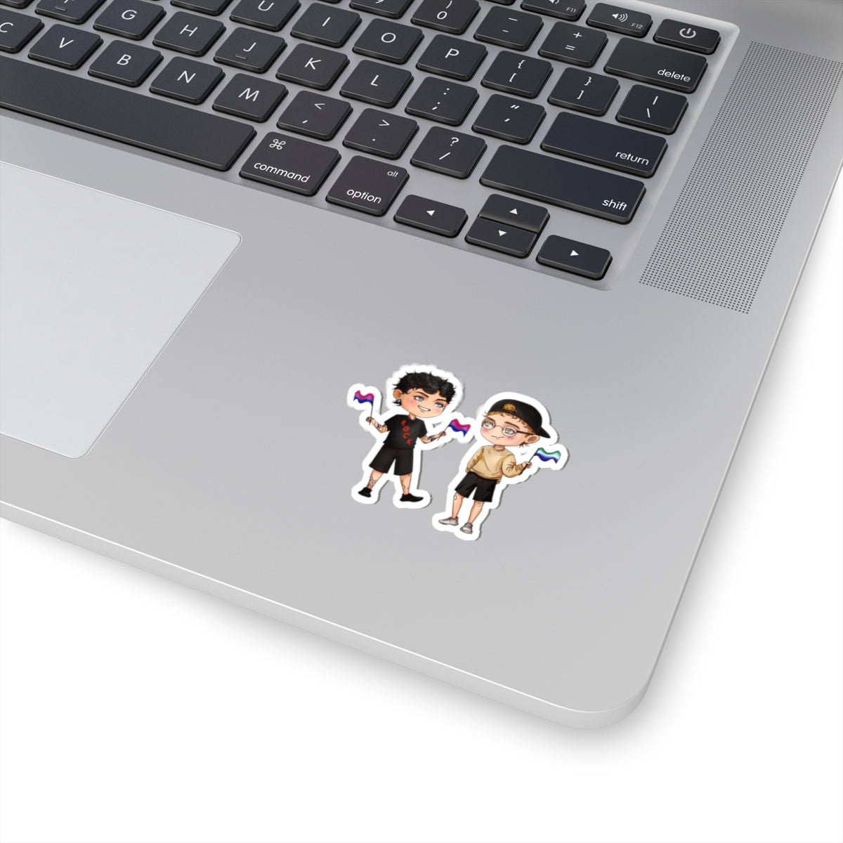 Nathan and Caleb Kiss-Cut Sticker