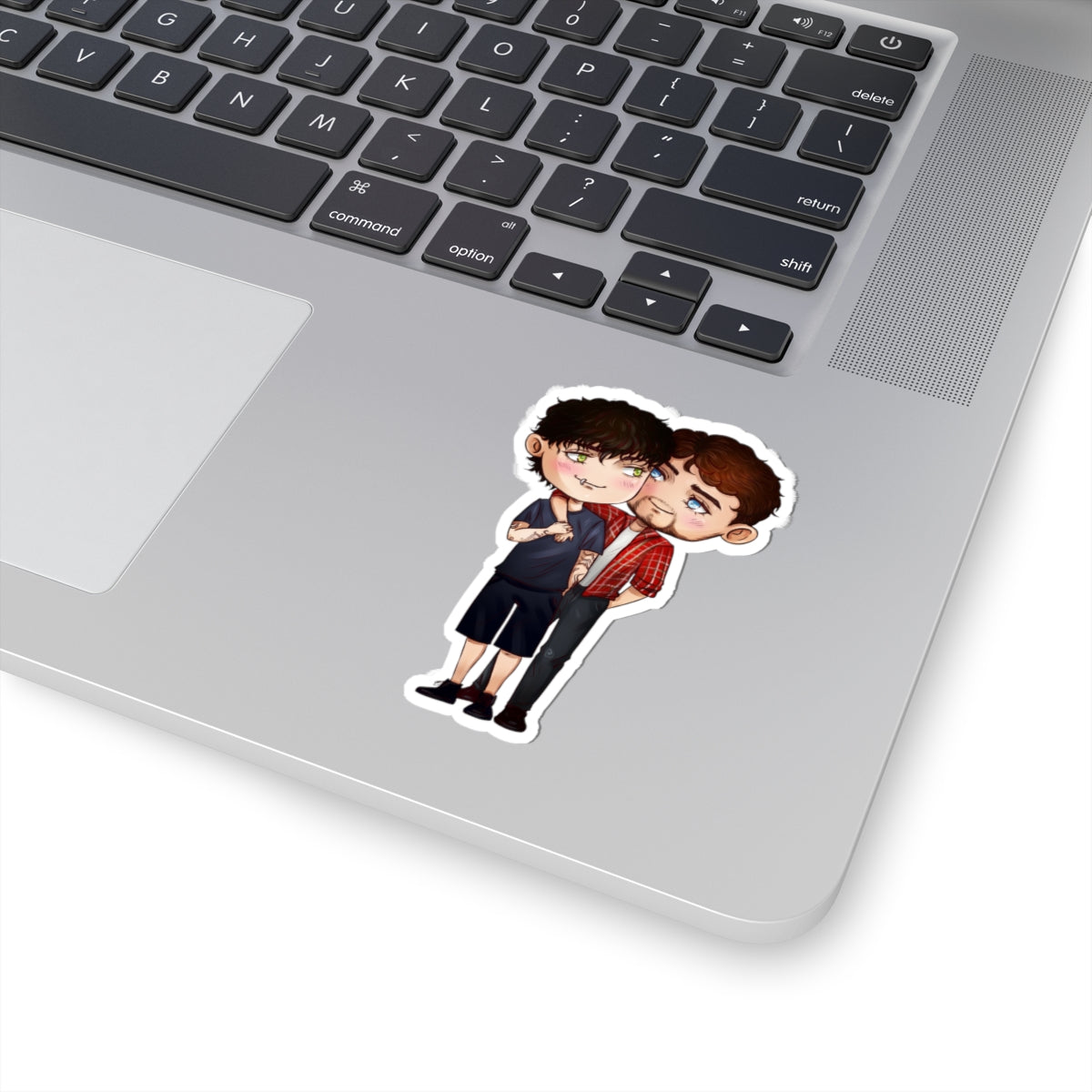 Brad and Noah Kiss-Cut Stickers