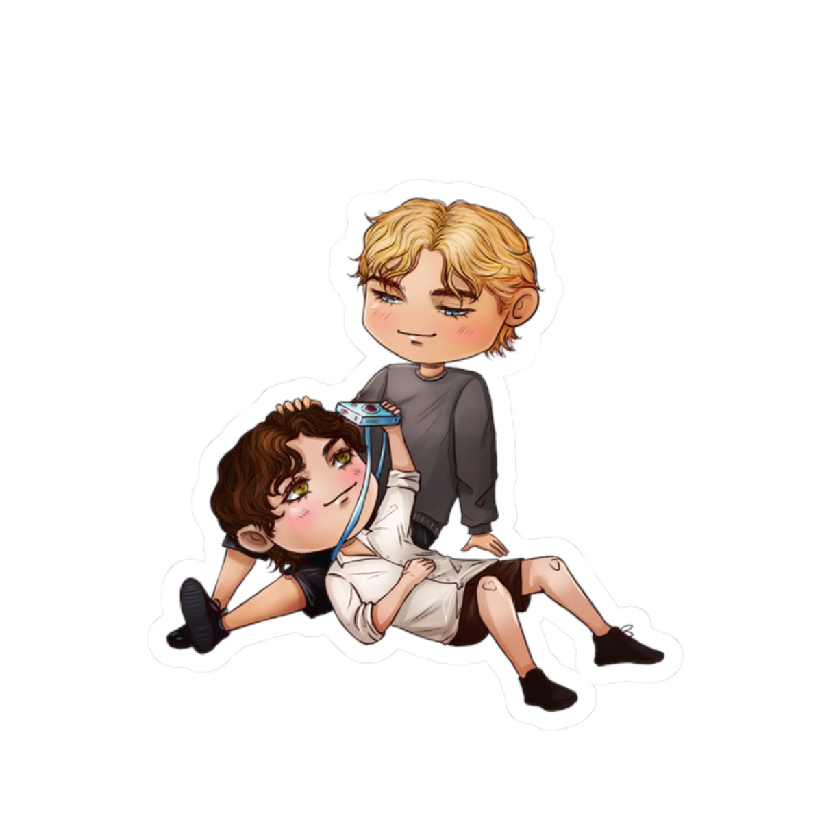 Tobias and Elijah Kiss-Cut Stickers