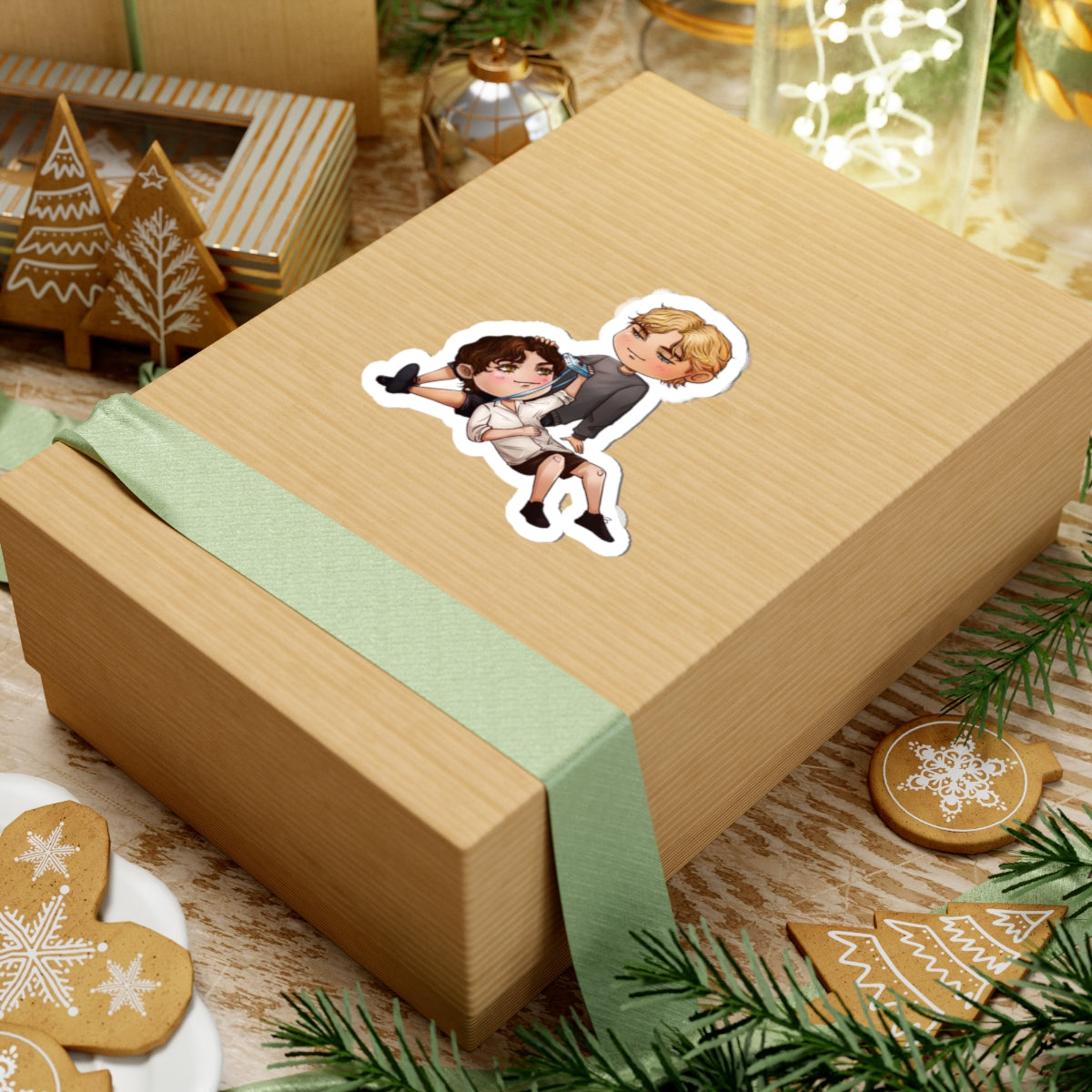 Tobias and Elijah Kiss-Cut Stickers