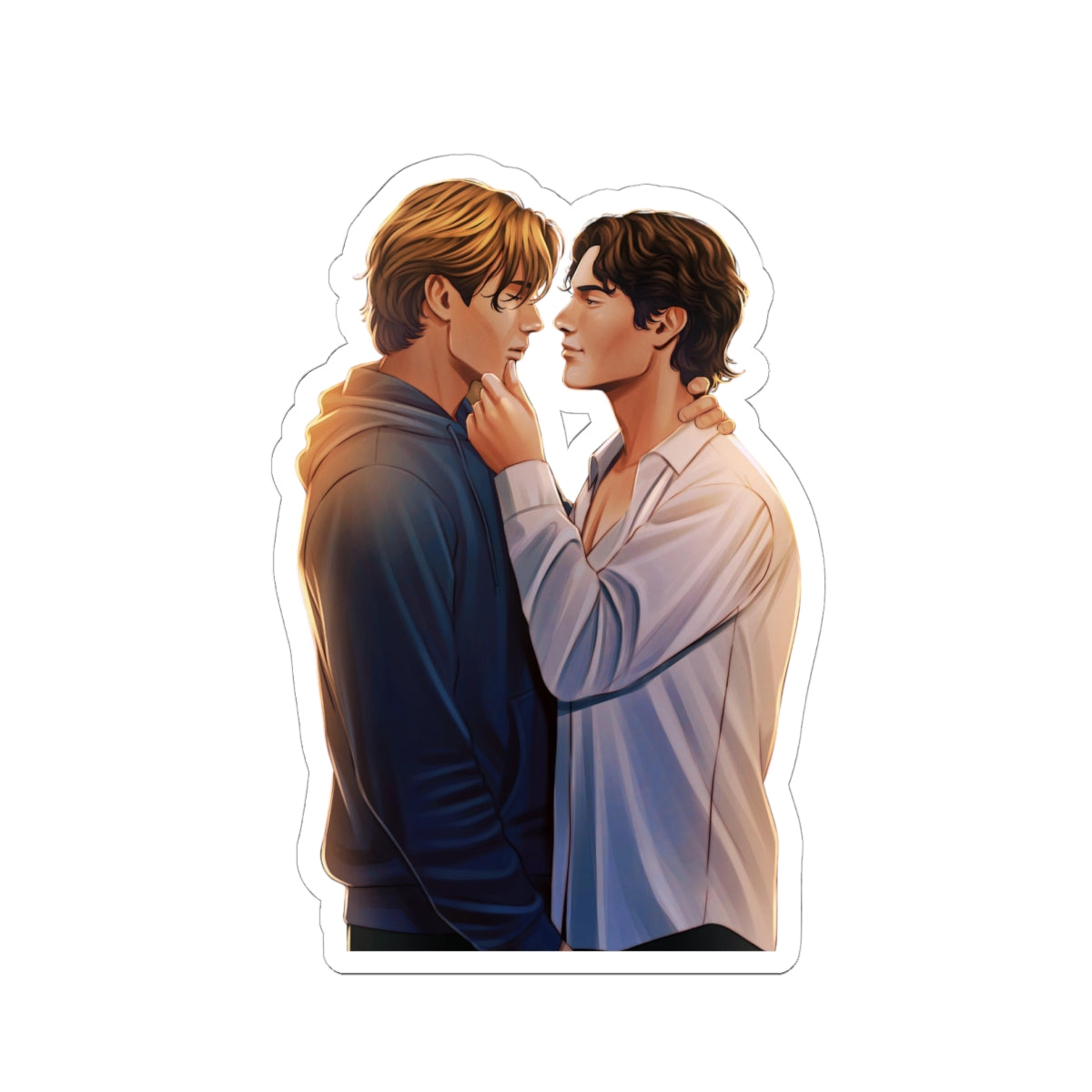 Elijah and Tobias - Kiss-Cut Stickers