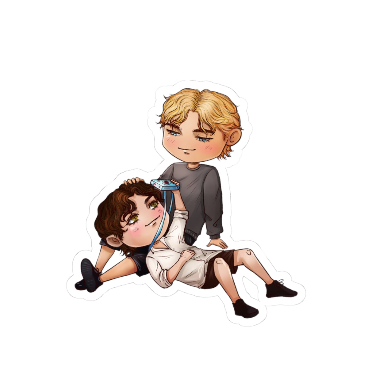 Tobias and Elijah Kiss-Cut Stickers