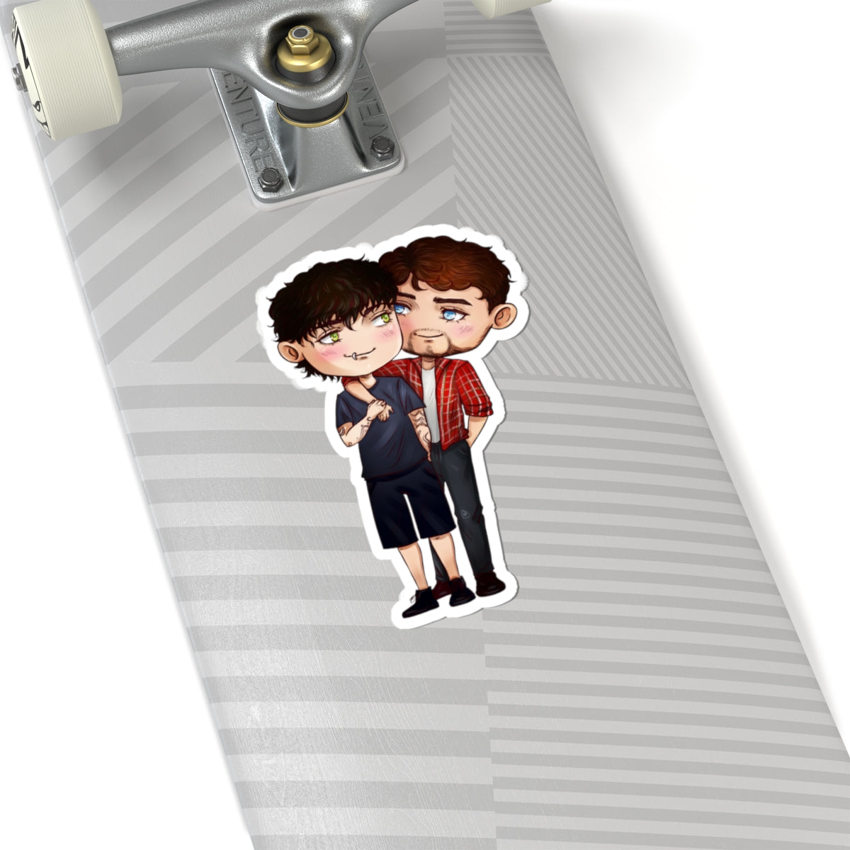 Brad and Noah Kiss-Cut Stickers